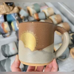 Sven Ceramics double-sided sun and moon mug